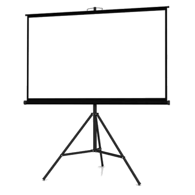 Projection and Triport Screen on rent